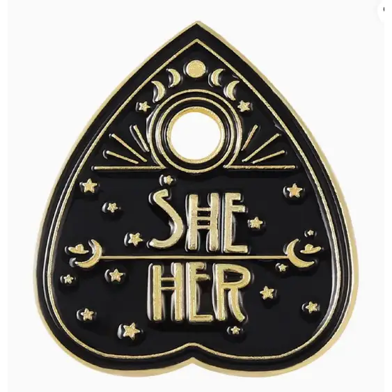 BROOCH LAPEL ENAMEL Magical Pins Pin (Page 1) - Ouija-4 - Clothing & Apparel