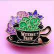 BROOCH LAPEL ENAMEL Magical Pins Pin (Page 1) - Witches Brew - Clothing & Apparel