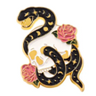 BROOCH LAPEL ENAMEL Magical Pins Pin (Page 1) - Snake on Skull - Clothing & Apparel