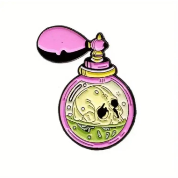 BROOCH LAPEL ENAMEL Magical Pins Pin (Page 1) - Skull Potion - Clothing & Apparel
