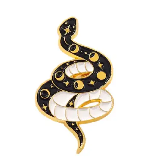 BROOCH LAPEL ENAMEL Magical Pins Pin (Page 1) - Snake - Clothing & Apparel