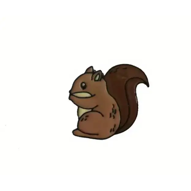 BROOCH LAPEL ENAMEL Magical Pins Pin (Page 1) - Squirrel! - Clothing & Apparel