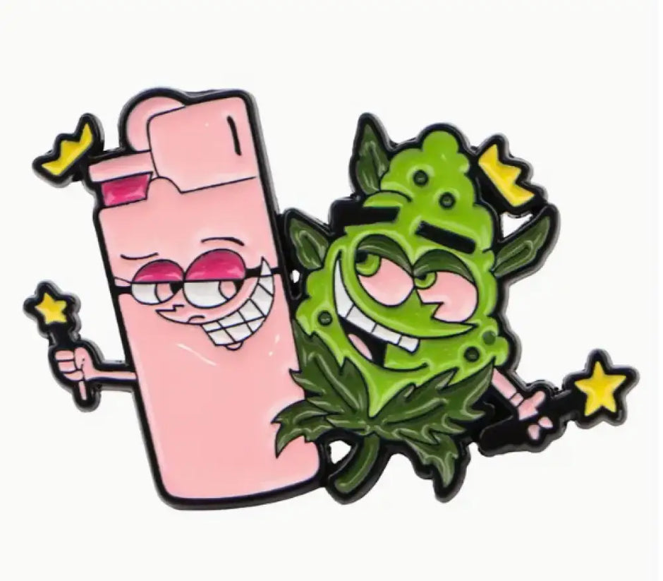 ✨🔮 Magical Enamel Brooch Lapel Pins – Mystical Flair for Any Outfit! 🌙🧙♀️ - Bud and Lighter - Clothing & Apparel