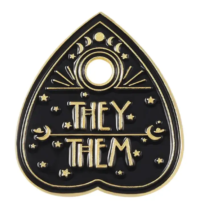 BROOCH LAPEL ENAMEL Magical Pins Pin (Page 1) - Ouija-5 - Clothing & Apparel