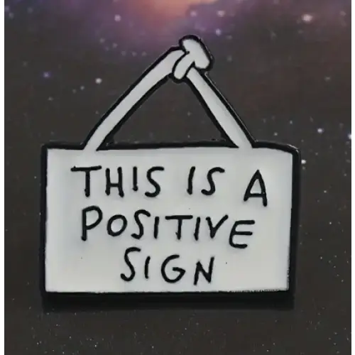 BROOCH LAPEL ENAMEL Magical Pins Pin (Page 2) - This is a Positive Sign - Clothing & Apparel