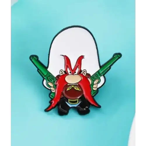 BROOCH LAPEL ENAMEL Magical Pins Pin (Page 2) - Yosemite Sam - Clothing & Apparel