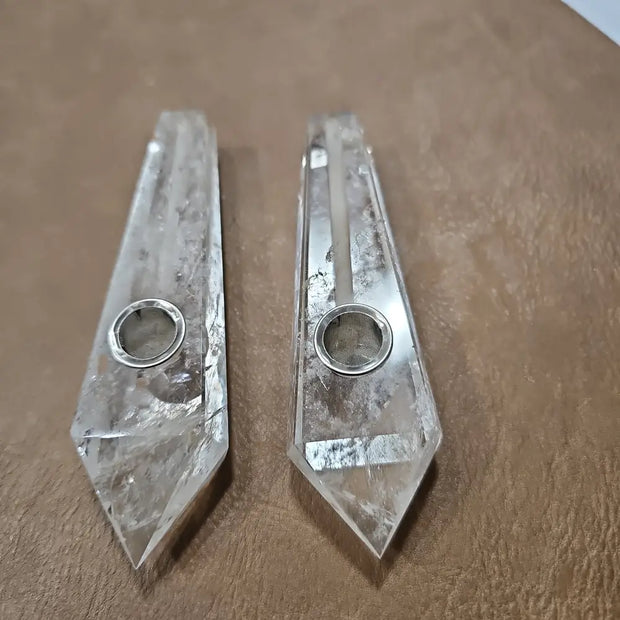 MAGICAL HERBAL WIDGETS - Quartz with Black Tourmaline - Herbs & Accessories