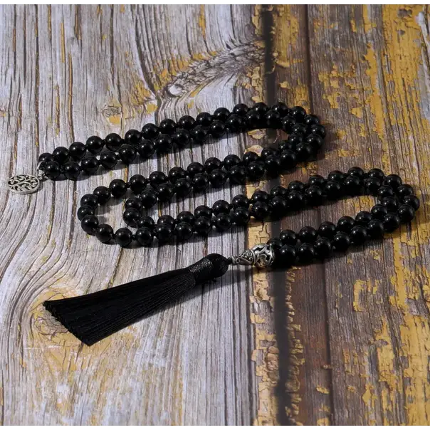 Mala Beads - 8mm Onyx - Jewelry