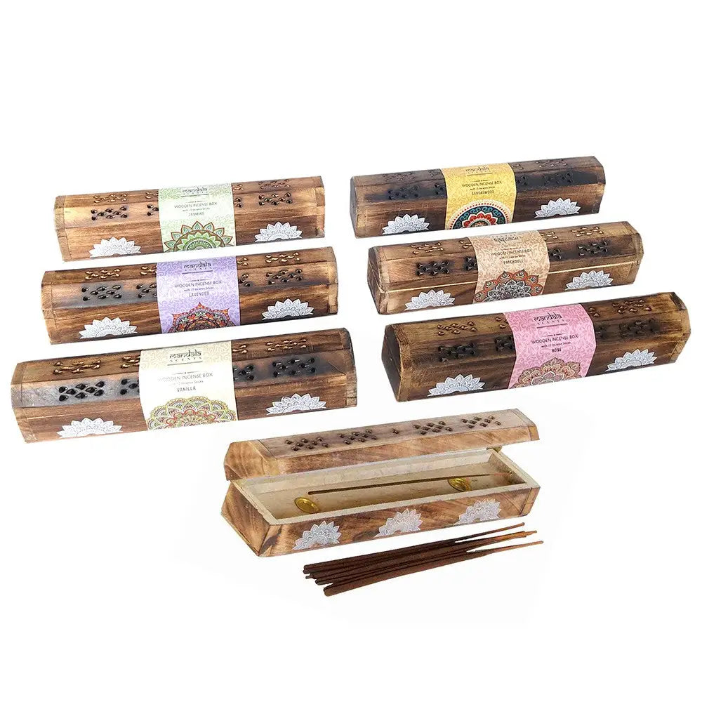 MANDALA INCENSE WOODEN BOX GIFT SET - Boxes & Chests