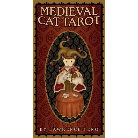 🐾✨ Medieval Cat Tarot – 78-Card Deck and Guidebook – Aristocratic Wisdom Feline Flair and Esoteric Symbolism 🏰 - Tarot