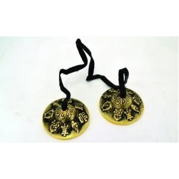 Meditation Cymbals with Design - Vibrational and Sound