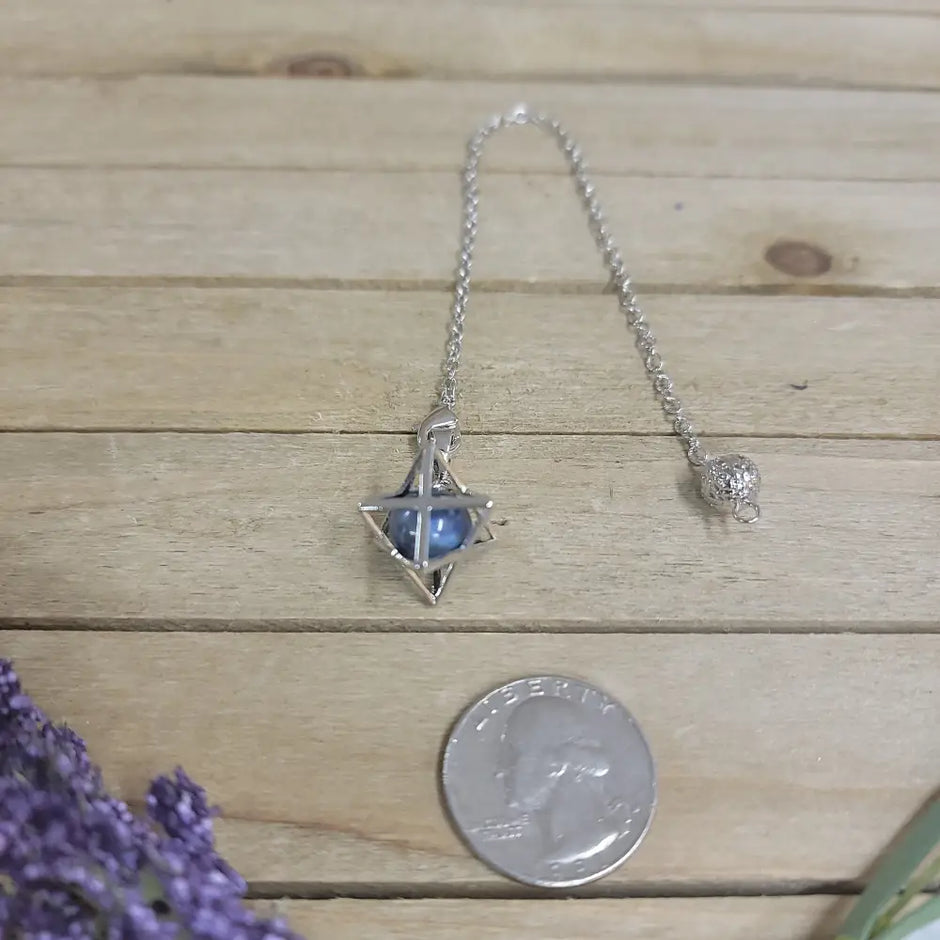 MERKABA / CRYSTAL PENDULUM - LAPIS - Pendulums & Mats