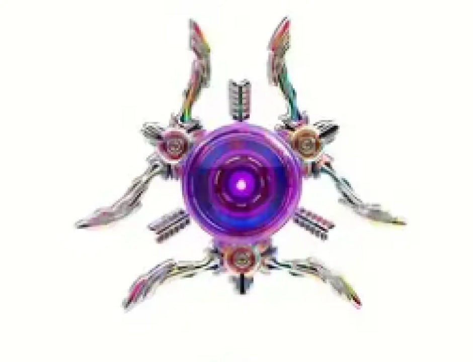 Metallic Rainbow Colored Fidget Spinners with Smooth Spin - 3 Legs - Chilling Out Accessories