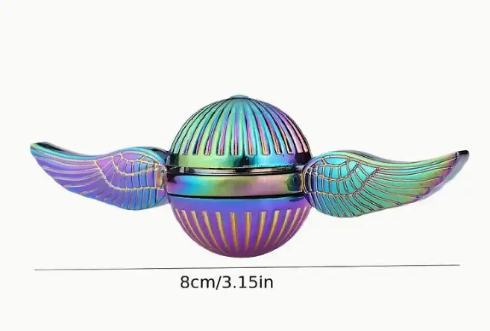Metallic Rainbow Colored Fidget Spinners with Smooth Spin - Rainbow - Chilling Out Accessories