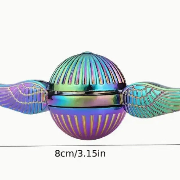 Metallic Rainbow Colored Fidget Spinners with Smooth Spin - Rainbow - Chilling Out Accessories