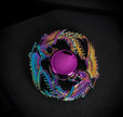 Metallic Rainbow Colored Fidget Spinners with Smooth Spin - Chilling Out Accessories