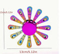 Metallic Rainbow Colored Fidget Spinners with Smooth Spin - Multi - Chilling Out Accessories