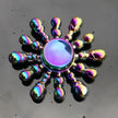Metallic Rainbow Colored Fidget Spinners with Smooth Spin - Wheel - Chilling Out Accessories