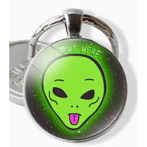 🔑✨ Metaphysical Keychains – Carry Your Magic Everywhere! 🌙🧿 - Alien - Jewelry