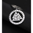 🔑✨ Metaphysical Keychains – Carry Your Magic Everywhere! 🌙🧿 - Nordic Valknut Triskelion - Jewelry