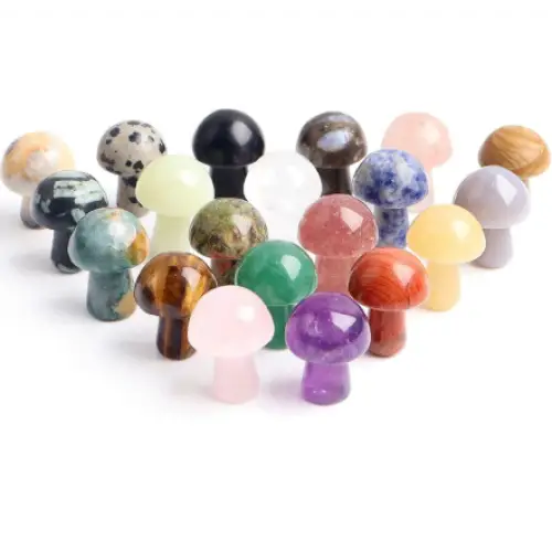 🌈 Mini Crystal Mushrooms 🍄✨ - mini mushrooms - Carvings