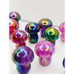 🪨✨ Mini Stone Carvings – Owls Gnomes Fairies and More 🍄 - Aura Coated Mushrooms-Assorted Colors