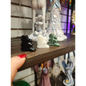 Little Stone Carvings- Owl Gnome Fairy Mushroom Llama Middle fingers and Bats - fairy