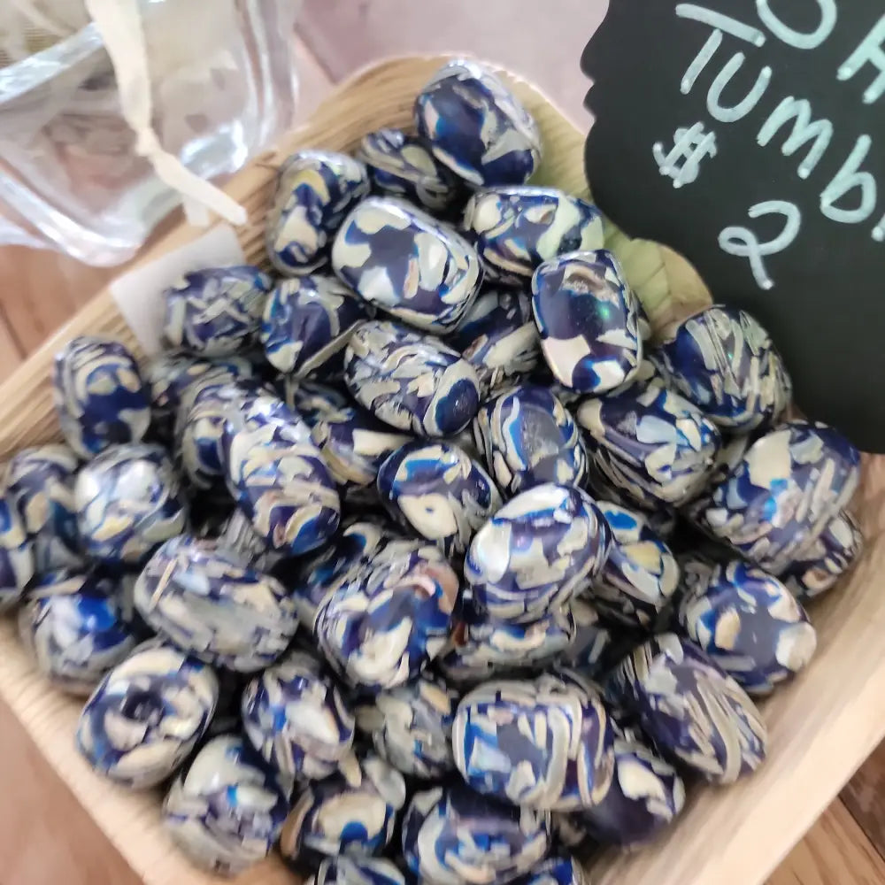 Mixed Shell Tumbles - BLUE - Tumbles