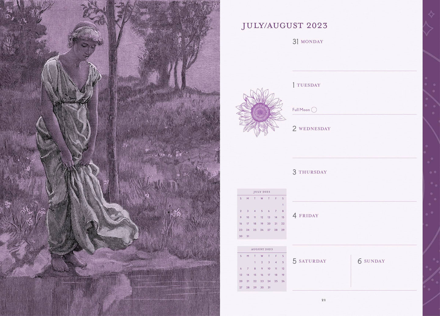 Modern-Day Witch 2024 Wheel of the Year 17-Month Planner - Tarot Decks & Divination
