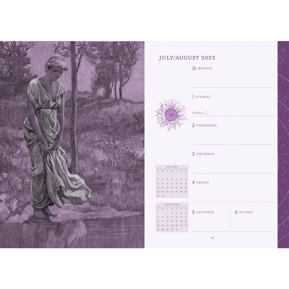 Modern-Day Witch 2024 Wheel of the Year 17-Month Planner - Tarot Decks & Divination