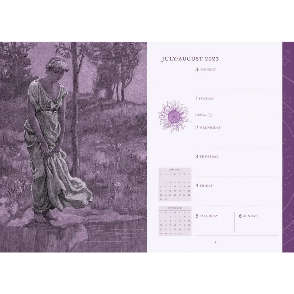 Modern-Day Witch 2024 Wheel of the Year 17-Month Planner - Tarot Decks & Divination