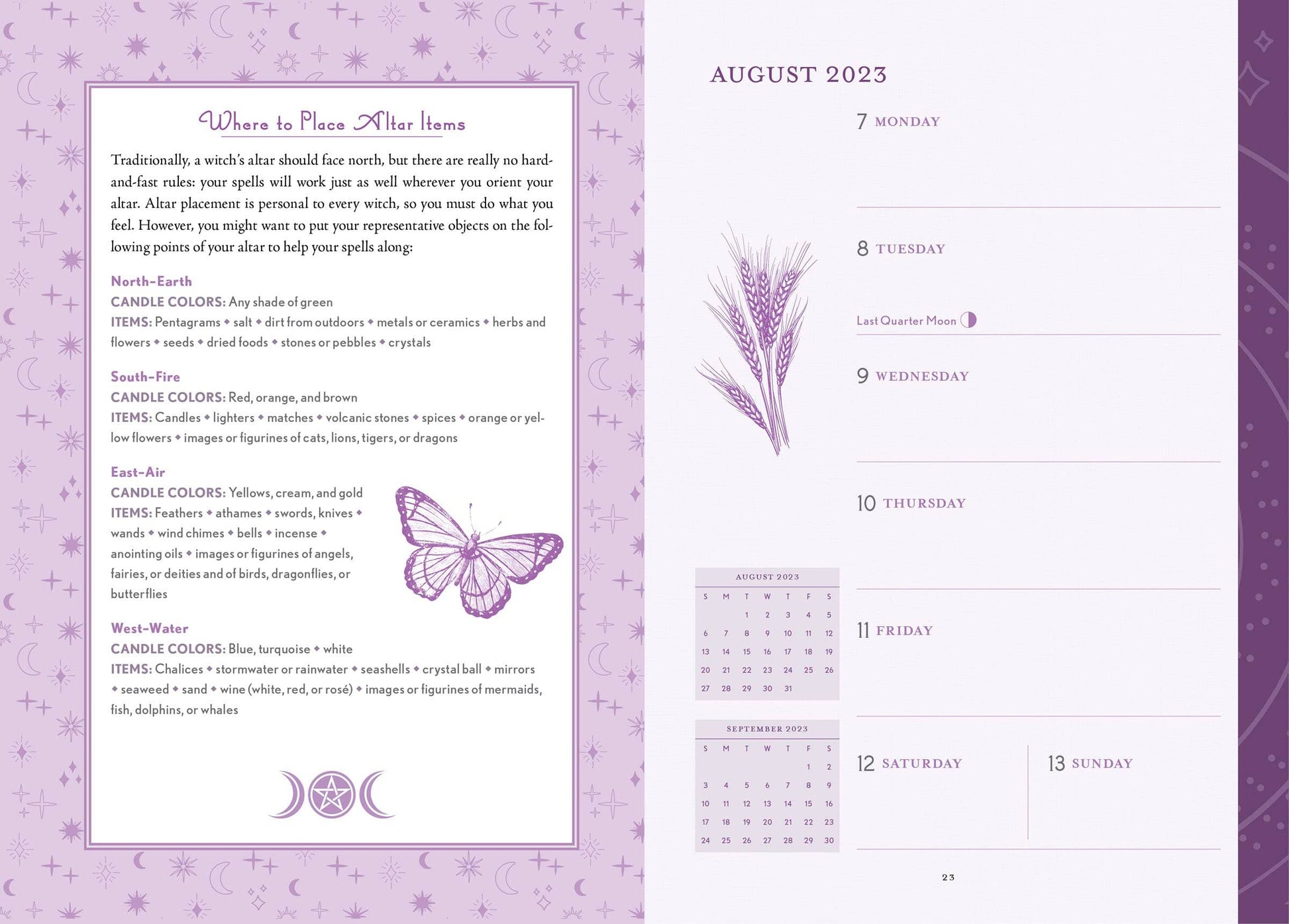 Modern-Day Witch 2024 Wheel of the Year 17-Month Planner - Tarot Decks & Divination