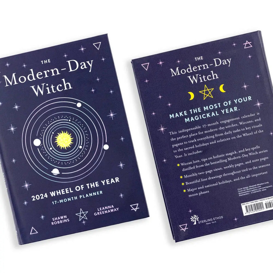 Modern-Day Witch 2024 Wheel of the Year 17-Month Planner - Tarot Decks & Divination