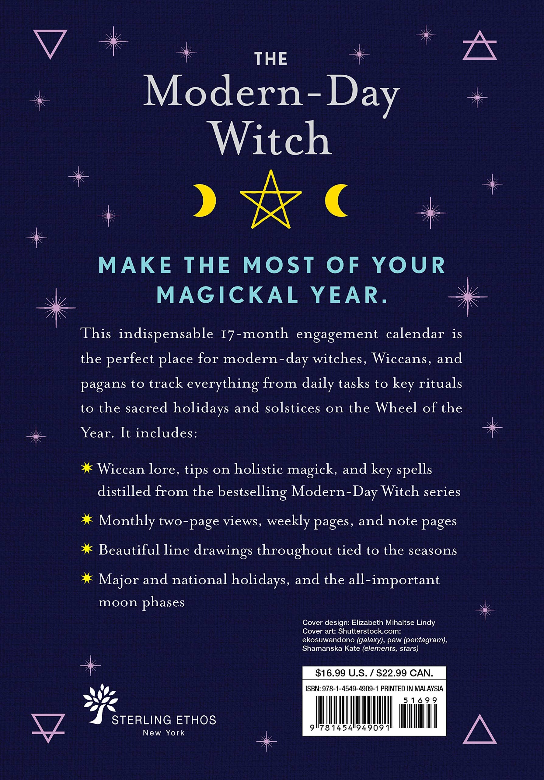 Modern-Day Witch 2024 Wheel of the Year 17-Month Planner - Tarot Decks & Divination