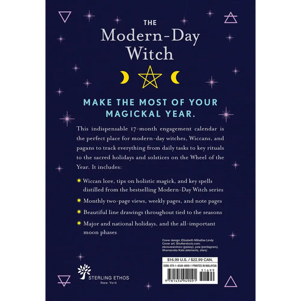 Modern-Day Witch 2024 Wheel of the Year 17-Month Planner - Tarot Decks & Divination
