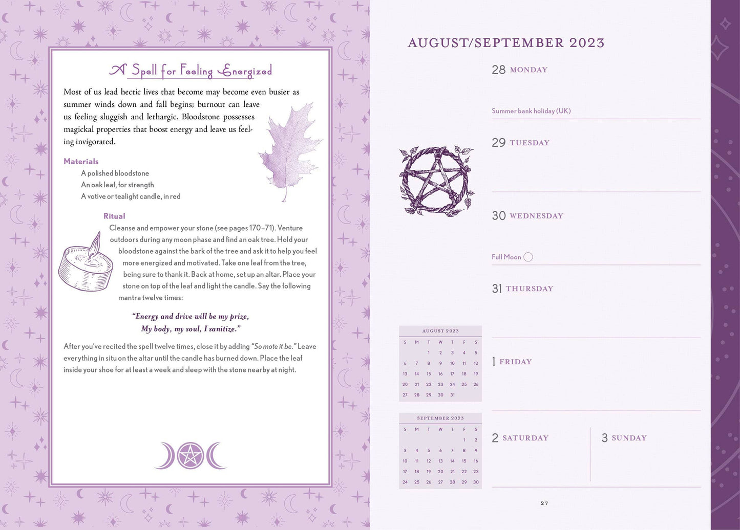 Modern-Day Witch 2024 Wheel of the Year 17-Month Planner - Tarot Decks & Divination