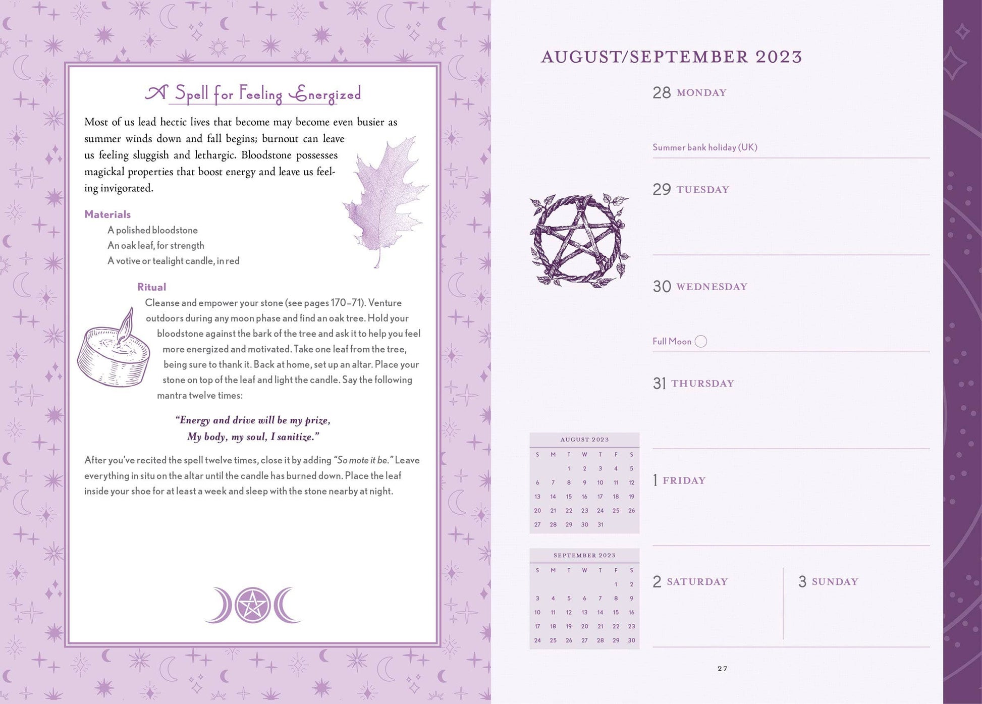 Modern-Day Witch 2024 Wheel of the Year 17-Month Planner - Tarot Decks & Divination