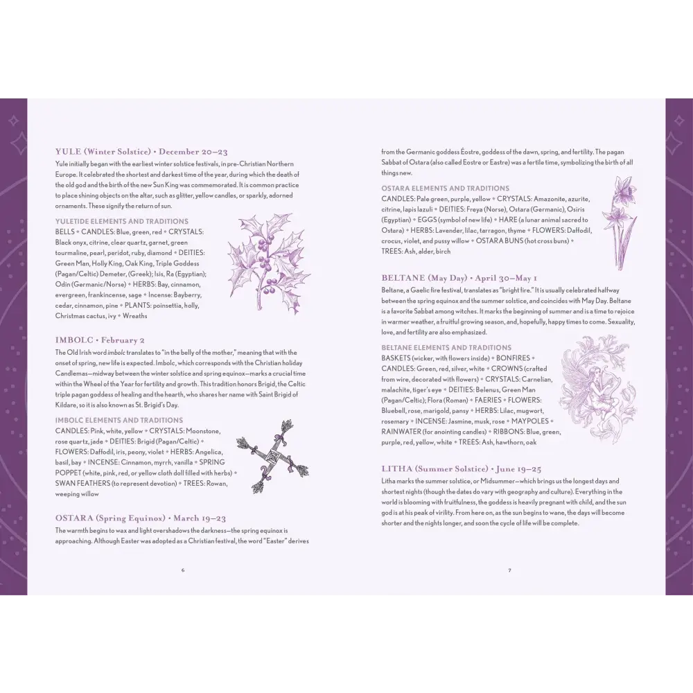 Modern-Day Witch 2024 Wheel of the Year 17-Month Planner - Tarot Decks & Divination