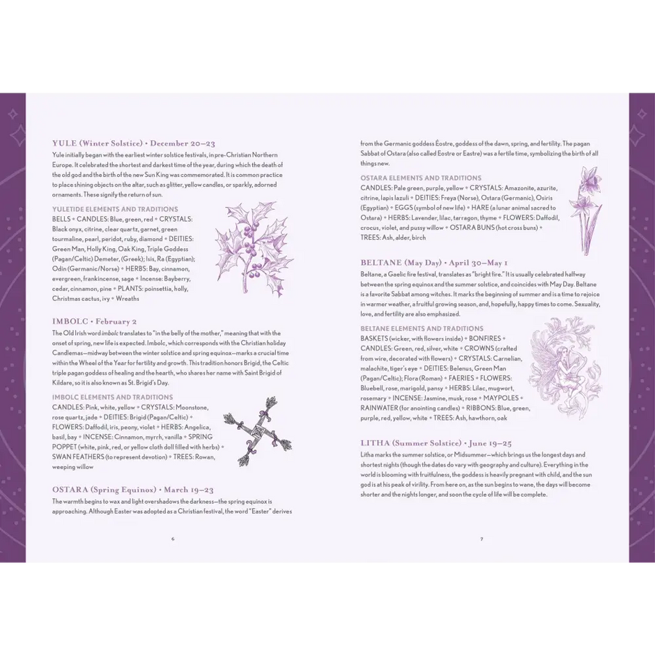 Modern-Day Witch 2024 Wheel of the Year 17-Month Planner - Tarot Decks & Divination