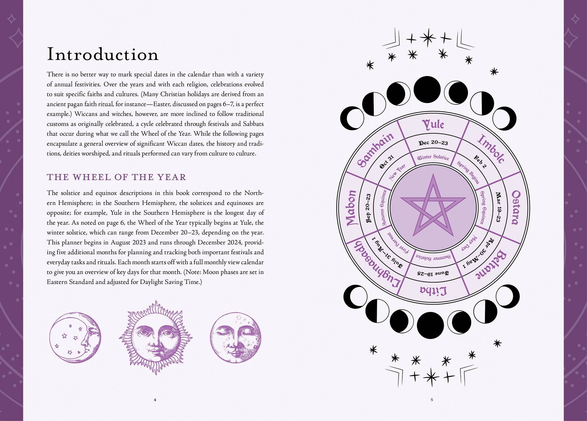 Modern-Day Witch 2024 Wheel of the Year 17-Month Planner - Tarot Decks & Divination