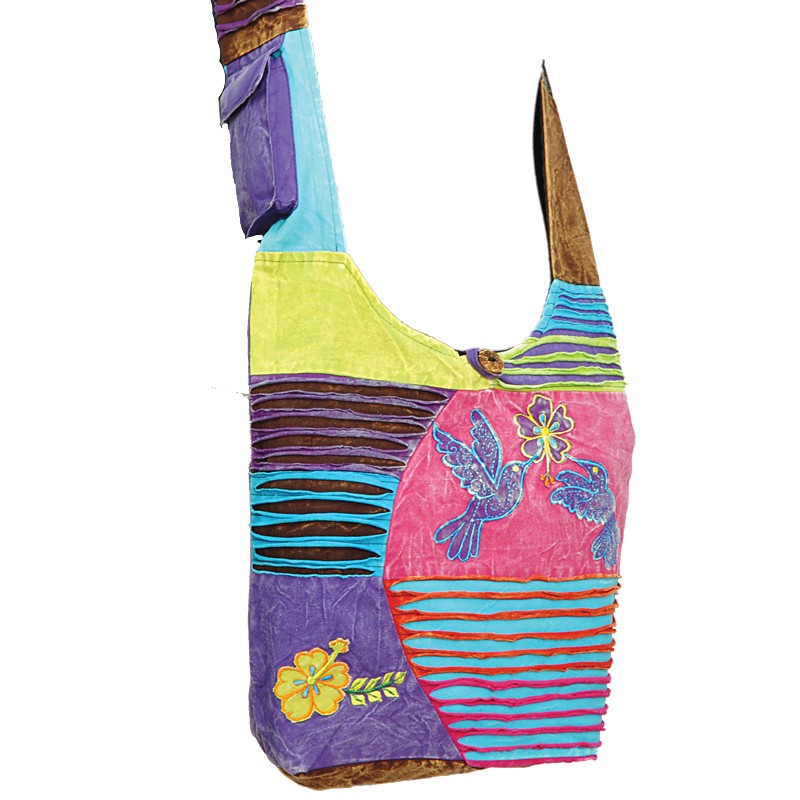 👜✨ Monk Bags – Assorted Designs Boho Spirit and Everyday Adventure! 🌈 - 2 Hummingbirds