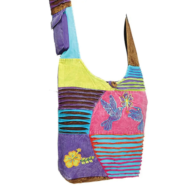 👜✨ Monk Bags – Assorted Designs Boho Spirit and Everyday Adventure! 🌈 - 2 Hummingbirds