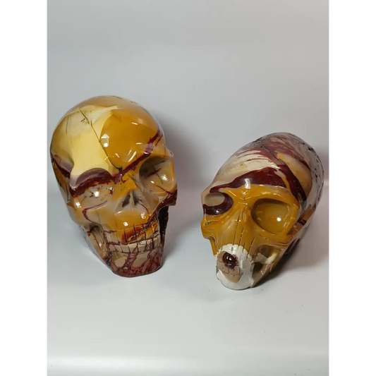 🛸✨ Mookaite Skulls – Ancient Wisdom and Bold Energy ✨💀 Carvings