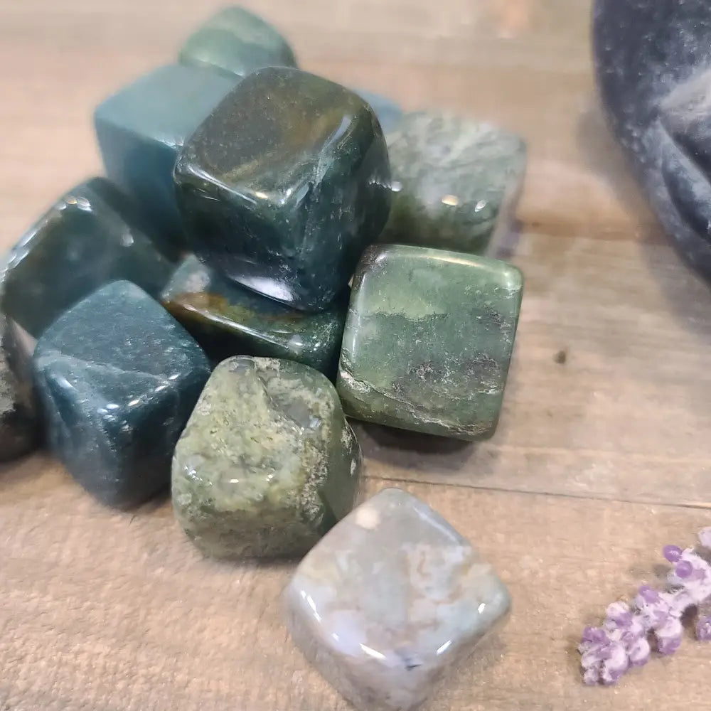 Moss Agate Tumble - Tumbles