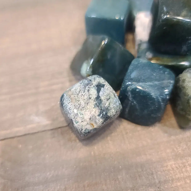 Moss Agate Tumble - Tumbles