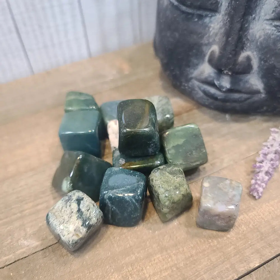 Moss Agate Tumble - Tumbles