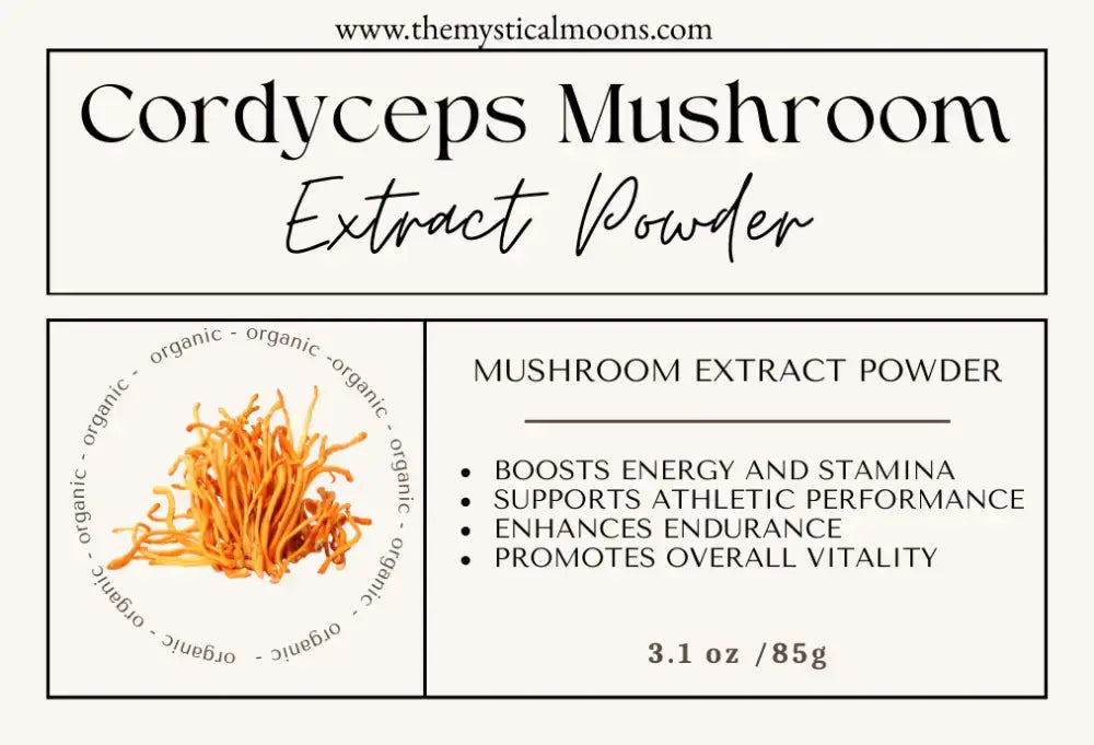 Mushroom Extract Powders (organic) - Organic Cordyceps Extract Powder
