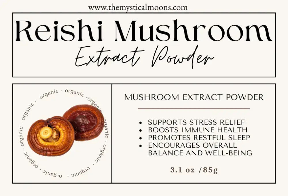 Mushroom Extract Powders (organic) - Organic Reishi Extract Powder