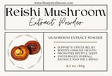 Mushroom Extract Powders (organic) - Organic Reishi Extract Powder