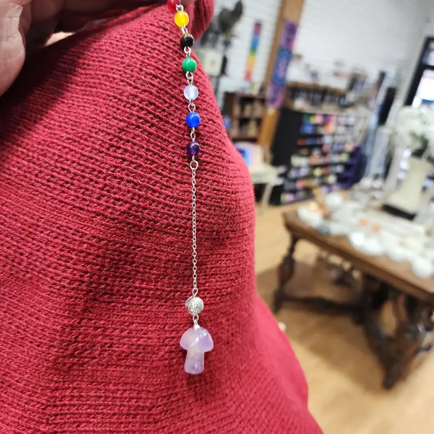 Mushroom Chakra Pendulum - Pendulums & Mats
